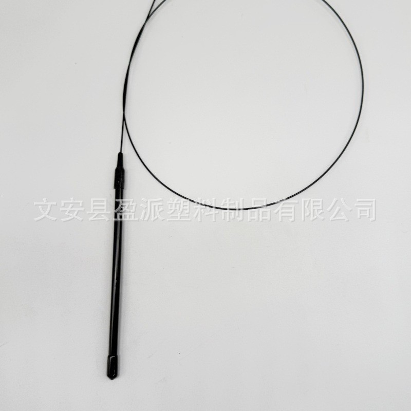 Spot Black Pp Plastic Tube Suction Cup Cat Teaser Stick Accessory Tip Cap Suction Cup Black Long Steel Wire Accessory Free Shipping