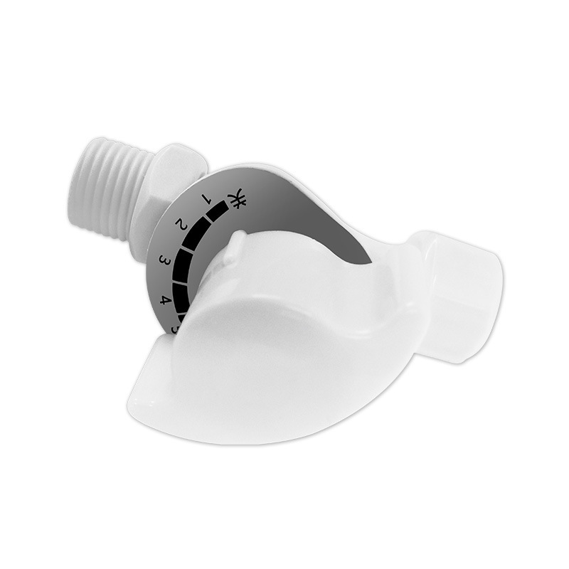 General-purpose temperature regulating valve for instant electric water heater water flow white plastic water regulating valve water temperature regulating valve