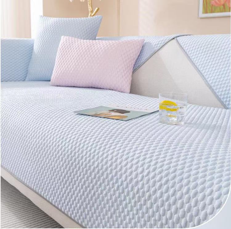 2025 New Sofa Protective Cover Cold Sofa Cushion Simple Cloth Bean Non-slip Cushion