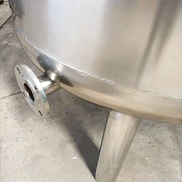 Oil storage tank factory produces vertical 20 cubic meters large 304 edible oil storage tank 10 tons horizontal stainless steel storage tank