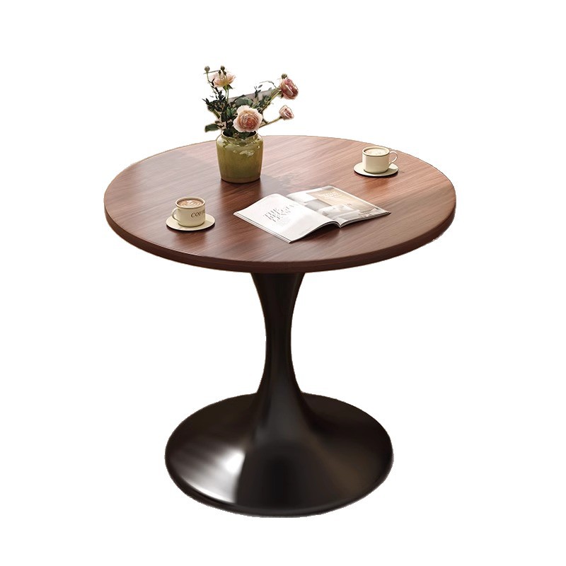 Coffee Table Living Room Household Small Apartment Side Table Coffee Table Negotiation Table Round Dining Table Tulip Balcony Small Round Table