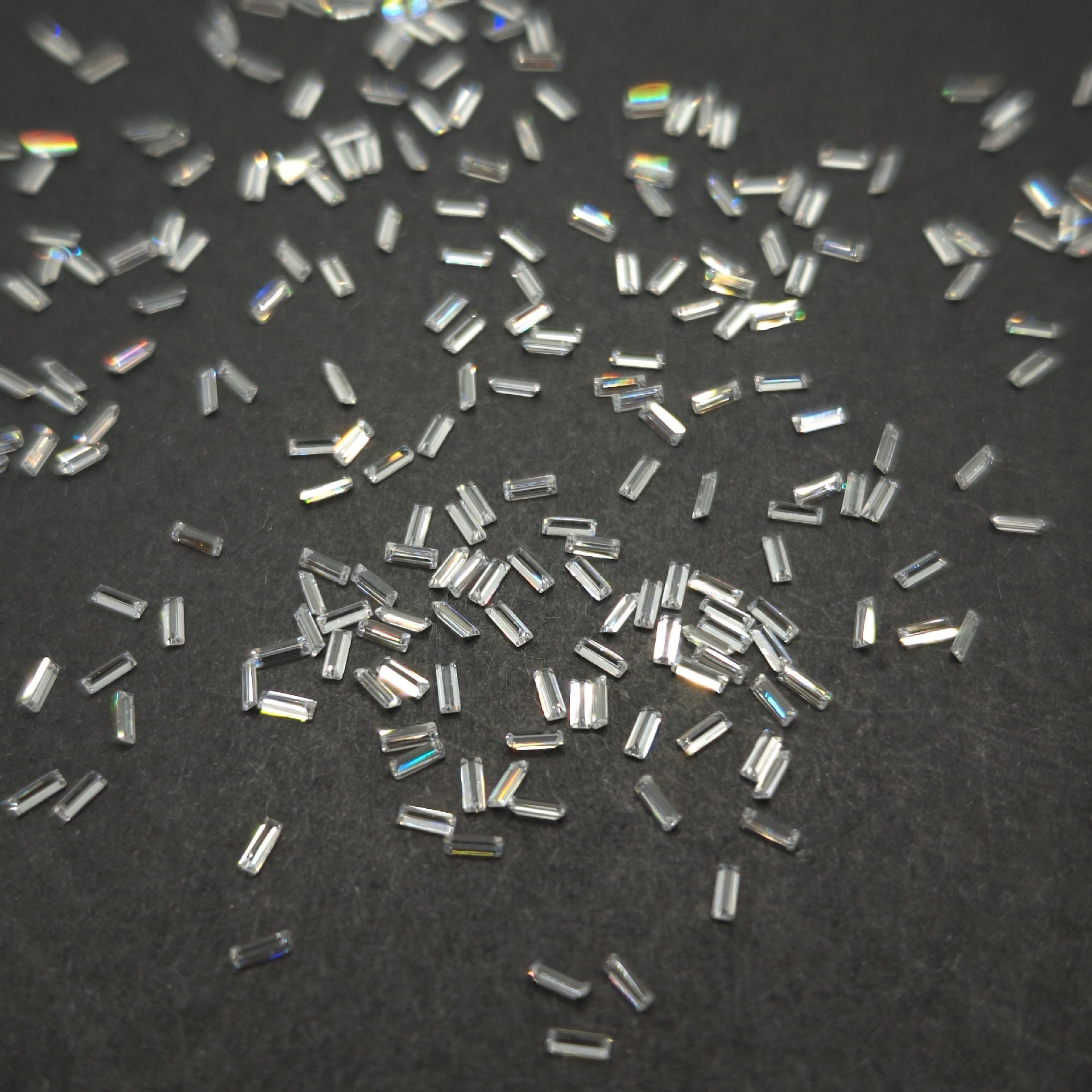 Rectangular Es Right Angle Car Parallel Line Guitai Material 5Aspg Cut Zircon Cubic Zirconia Loose Stone