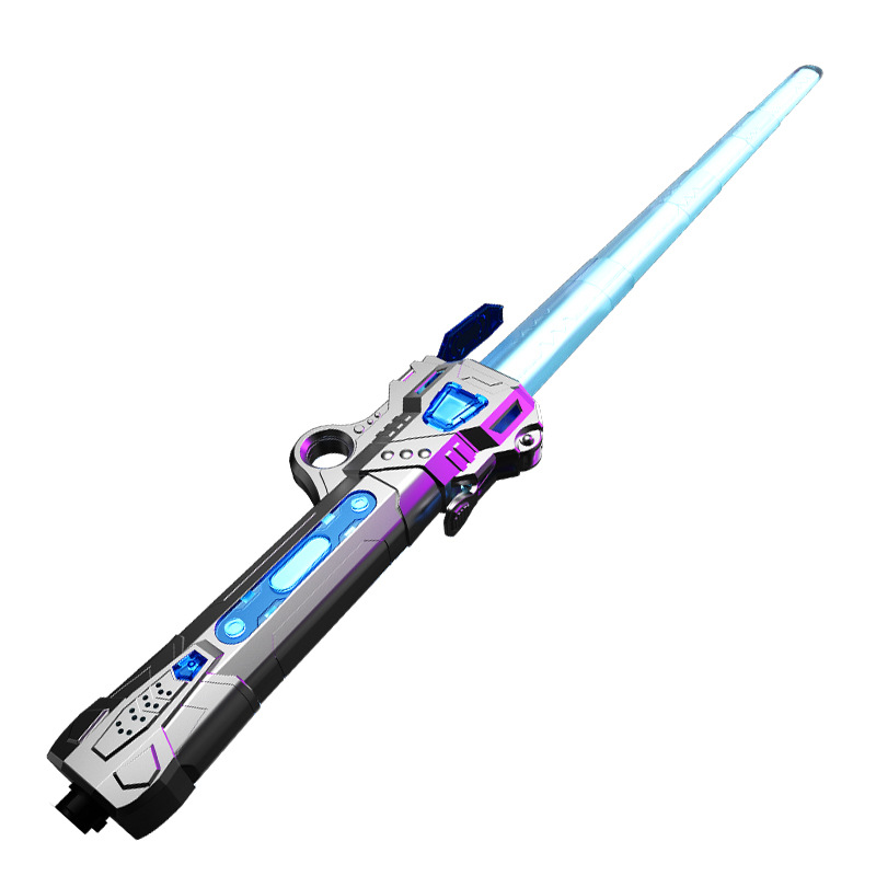 Cross Border Children's Luminous Laser Sword Star Wars Large Colorful Electric Sound and Light Sword Charged Color Changing Boy Toy
