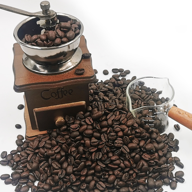 Boutique coffee beans concentrated black coffee powder fresh roasted Yunnan beans can be replaced with grinding powder factory batch hair stickers