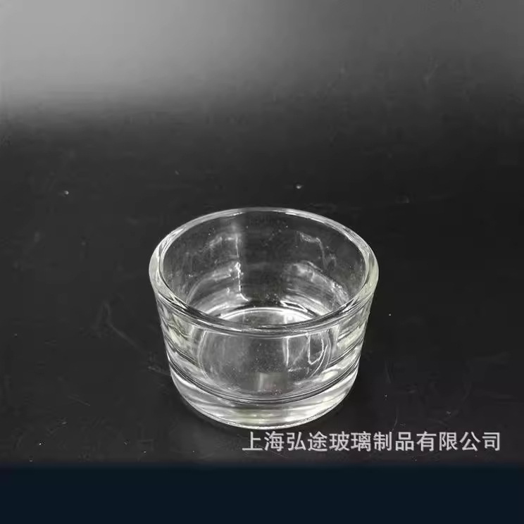 Caliber 52 * bottom 50 * height 33mm glass candle Cup, glass candle holder, No. 13 cup machine pressure glass cup
