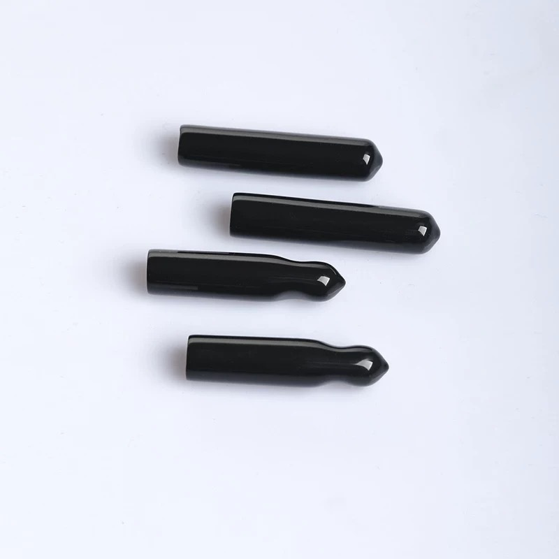 7-15 Wine Mouth Protective Cap Pour Dust-proof and Dust-proof Cap Small Black Cap Pourer Cover Mouth Protection