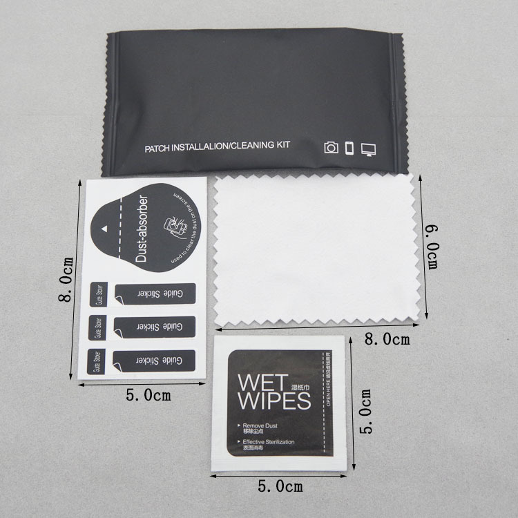 Mobile Phone Film Tool Kit Tempered Film Application Tool Alcohol Bag Suede Film Auxiliary Tool Kit