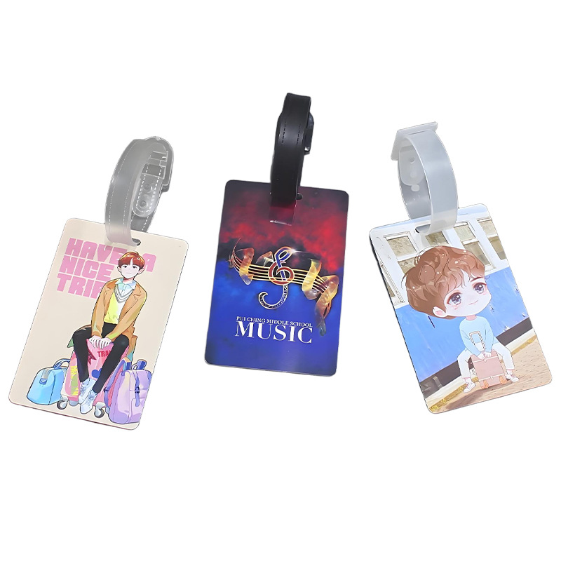 Pvc Luggage Tags, Don'T Confuse Them with Suitcase Tags, Boarding Passes, Made According to Your Image, with Gold Stamping and Engraving