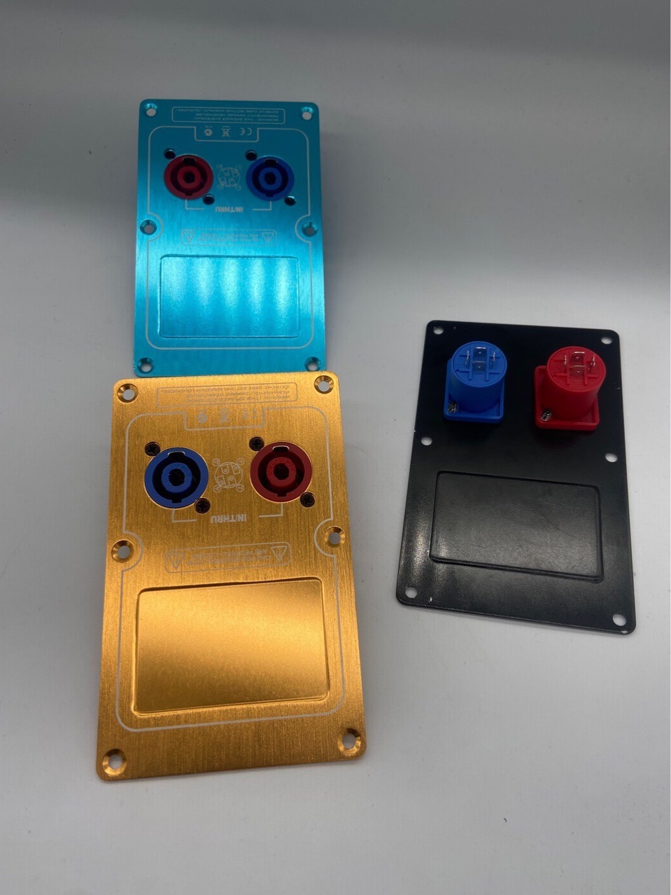 Multicolor High-Grade Aluminum Alloy Plate Speaker Multifunctional Aluminum Plate 90mm 145mm Aluminum Alloy Plate