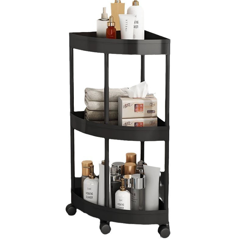 Bathroom Corner Shelf Toilet Floor Shelf Kitchen Storage Bedroom Sundries Storage Shelf