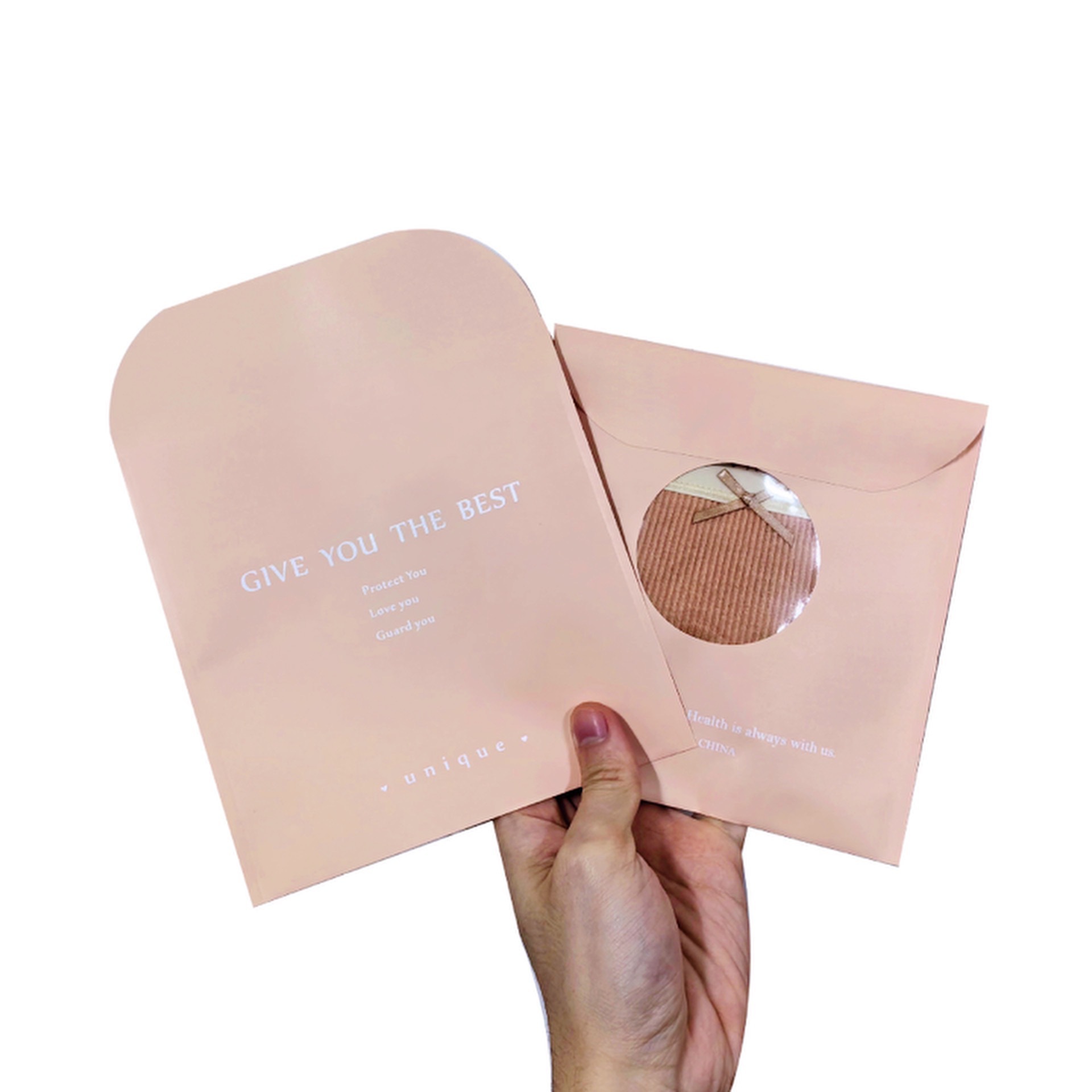 in stock underwear kraft paper packaging bag disposable packaging sealed new women's inner pants bag leggings self-sealing bag