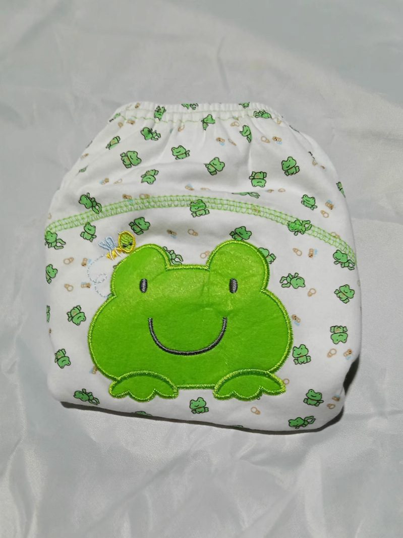 Children's Cartoon Diaper Pants Baby Study Pants Infant Cotton Training Pants Newborn Washable Diaper Pants