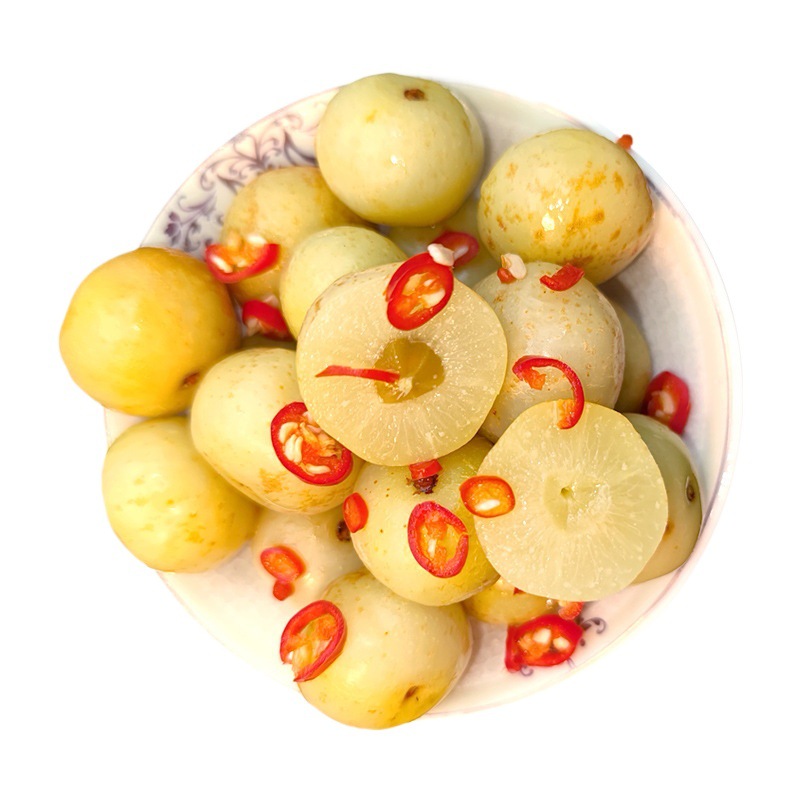 Guangxi Qinzhou Lingshan Specialty Sour Oil Sweet Fruit Fresh Hand-Marinated Appetizing Sour Fruit Hot and Sour Fruit in Bulk