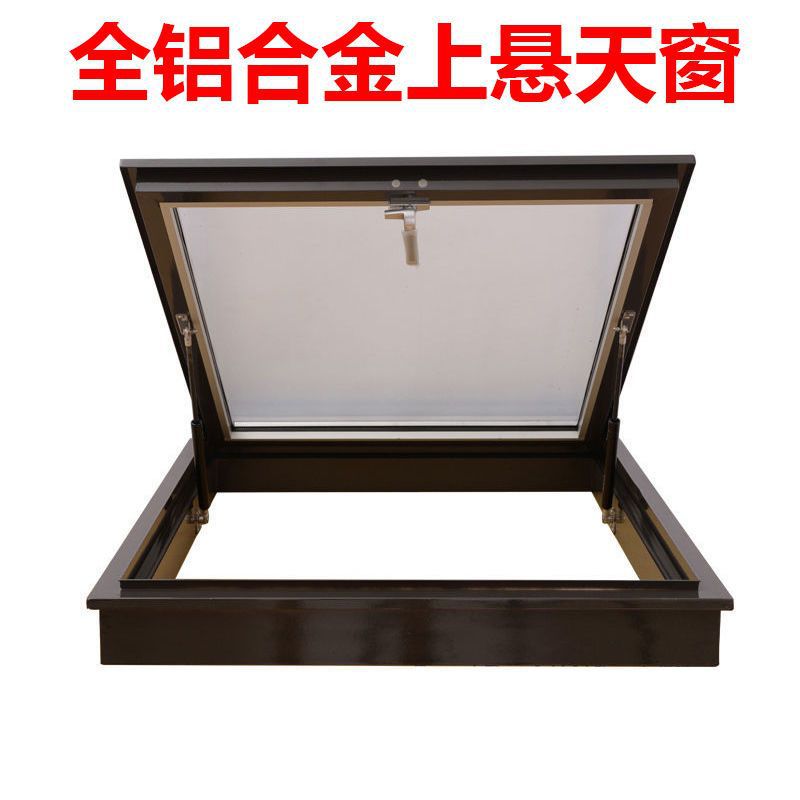 JUb Thickeneded Aluminum Alloy Slanted Roof Sunroof Slanted Roof Loft Skylight Cover Sun Room Electric Skylight Basement