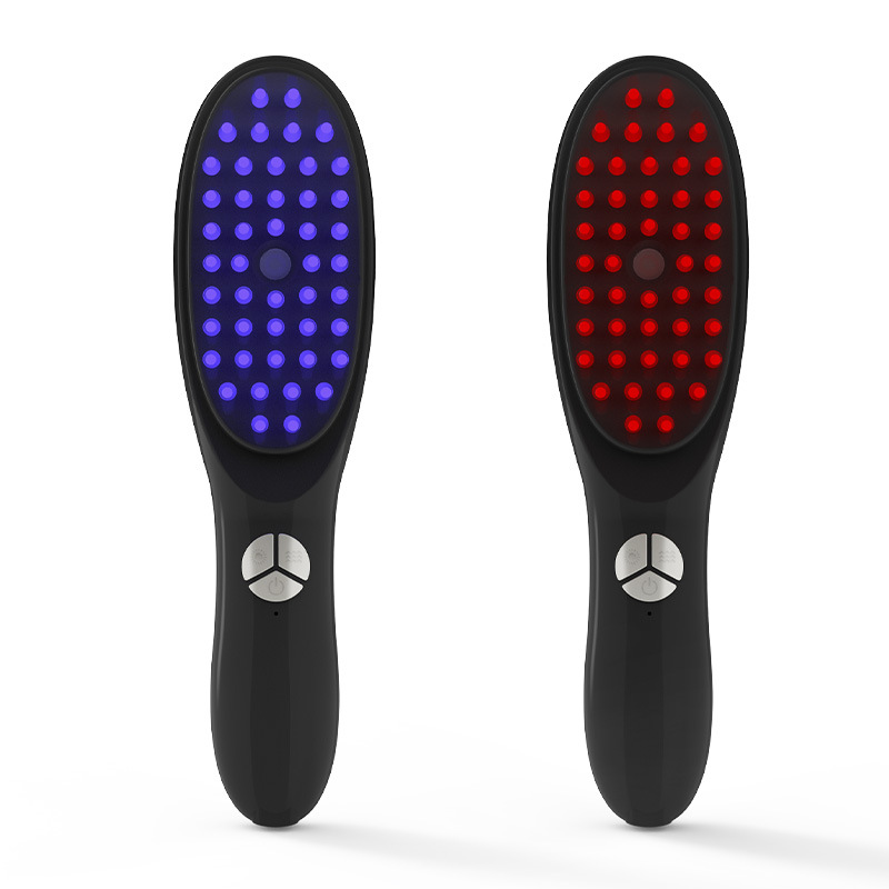 Electric Massage Comb Cross-Border New Product Hair Growth Comb Meridian Head Massager Red Light Therapy Hair Care Comb Spray Massage Comb