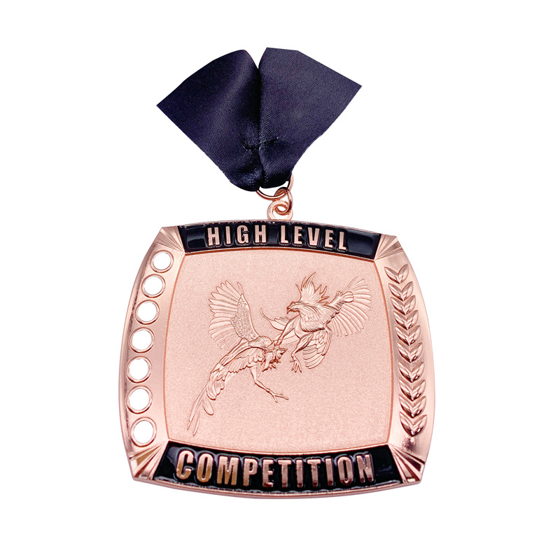 Metal Medal Custom Track and Field Games Medal Listing Marathon Taekwondo Souvenir Paint Medal