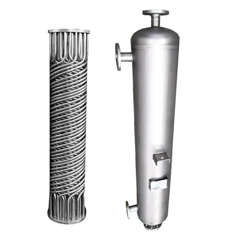 Pressure Vessel Heat Exchanger Exhaust Gas Condensation Recovery Spiral Wound Tube Shell Heat Exchanger Ammonia Gas Cooler
