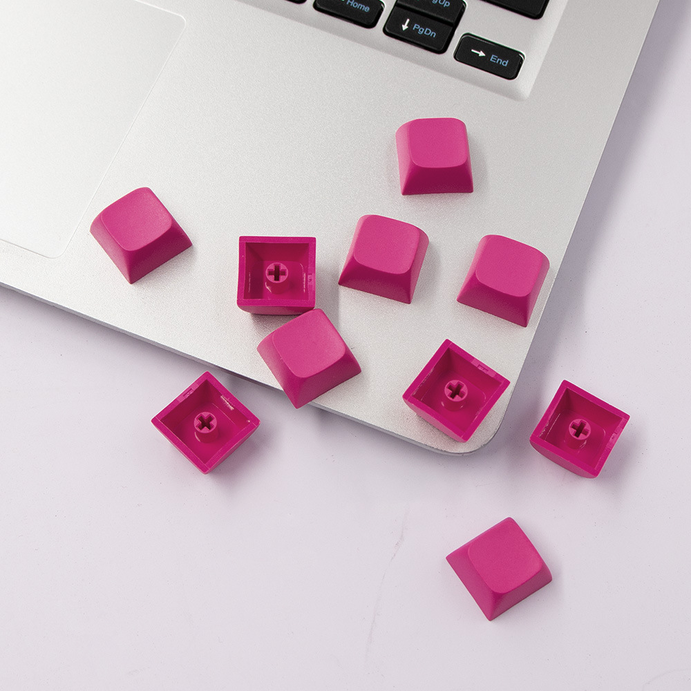 Xda Keycaps Multi-Color 1U Mechanical Keycaps White Pink Red Transparent Black Mx Cross Cherry Berry Red