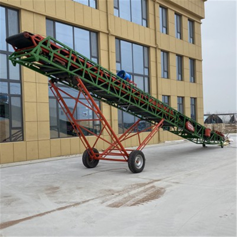 Rubber Belt Conveyor Heavy-Duty Mining Belt Conveyor Line Industrial Wear-Resistant, Corrosion-Resistant and Oil-Proof Belt Conveyor