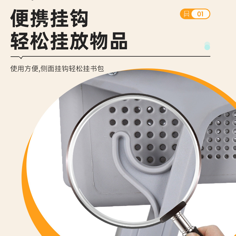 Manufacturer Wholesale Liftable Desks and Chairs for Tutoring Classes Reinforced Study Tables with Drawers School Student Desks and Chairs