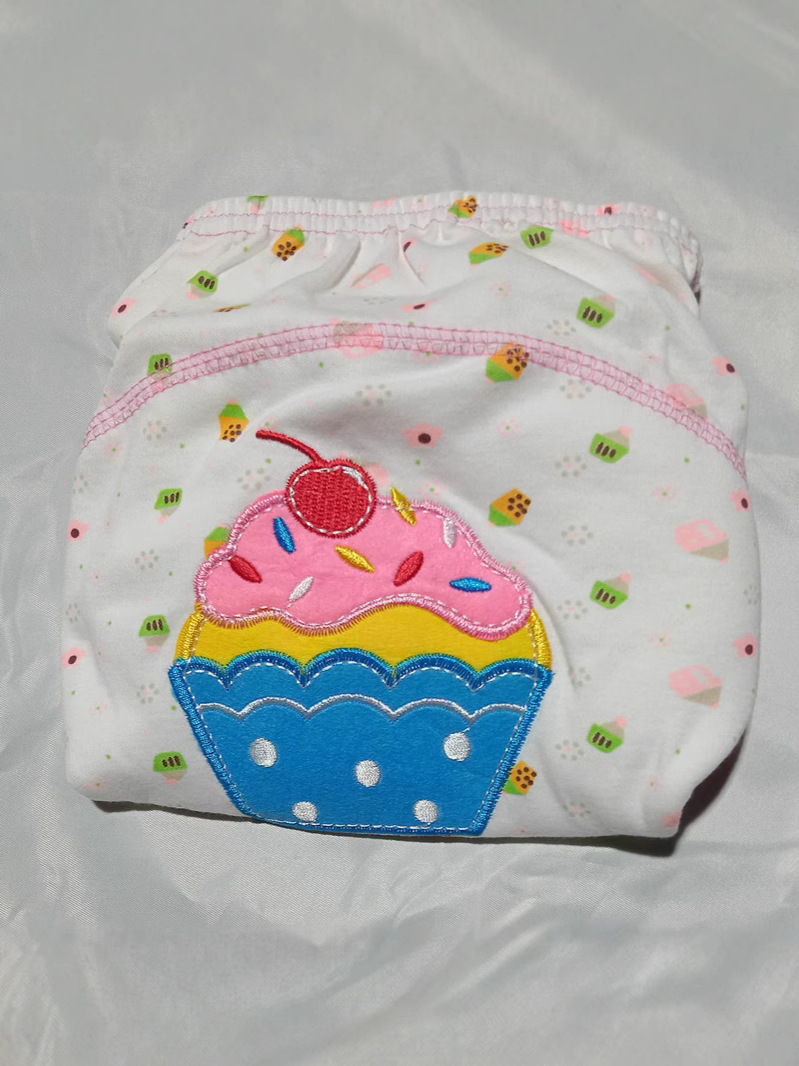 Children's Cartoon Diaper Pants Baby Study Pants Infant Cotton Training Pants Newborn Washable Diaper Pants