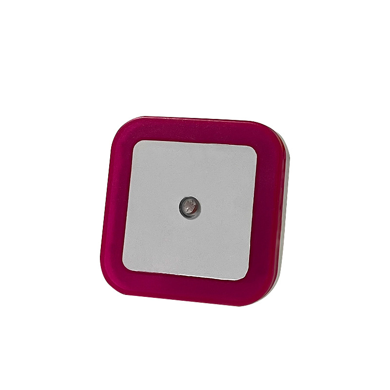 Square Night Light European Standard Led Light Control Indoor Sensor Switch Bedside Lamp Creative Smart Home Lamp
