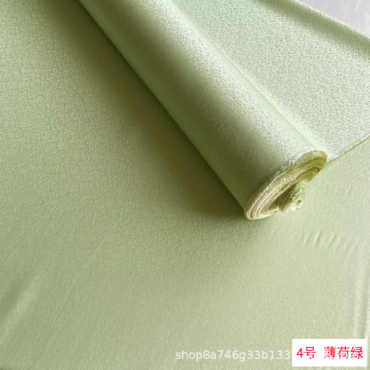 22 Mmi Woven Gold Silk Jacquard Mulberry Satin Fabric Jacquard New Chinese Clothing Cheongsam Hanfu Jacket Fabric