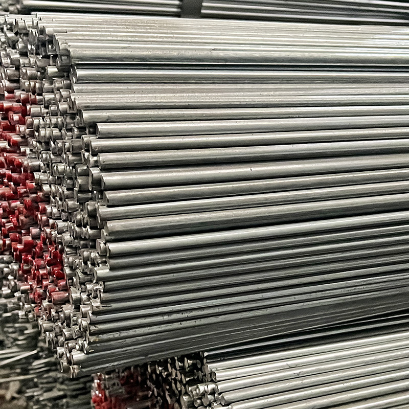 Manufacturer Wholesale Q235B Hot-Dip Galvanized Solid Round Steel 10mm Grounding Round Steel Rail Transit Steel Rod