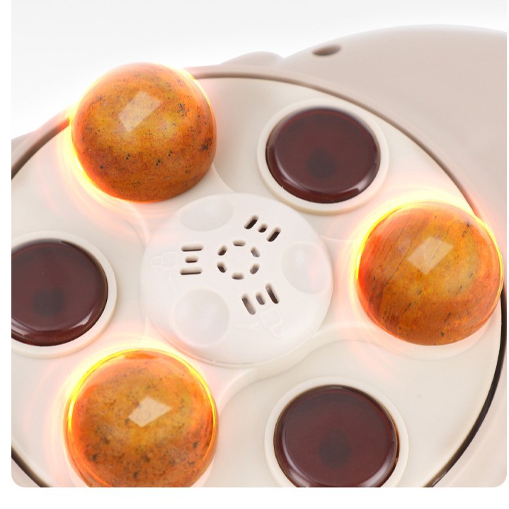New Abdominal Rub Massager, Fully Automatic Electric Abdominal Rub Instrument, Stone Moxibustion Abdominal Heating Massage Artifact