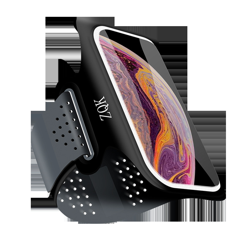 Running Touch Screen Mobile Phone Arm Bag Men's and Women's Sports Mobile Phone Arm Sleeve Wrist Universal Outdoor Fitness Equipment Apple Huawei