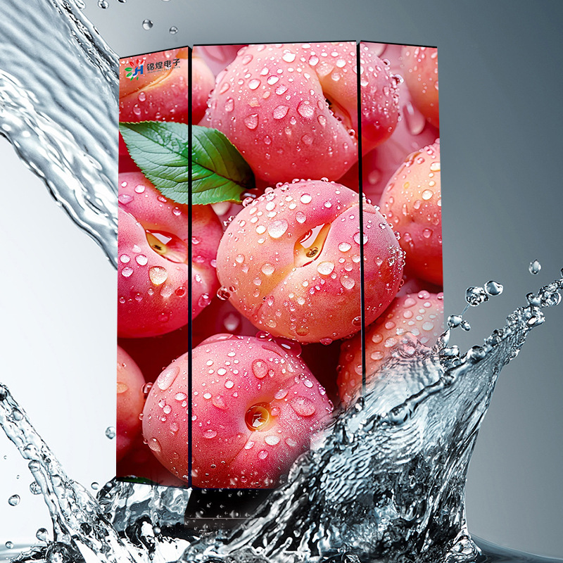 Cross-Border Led Poster Screen P1.86 Digital Display Floor-Standing Double-Sided Advertising Foldableing Screen Display Screen