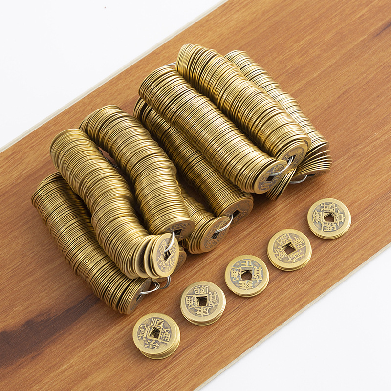 Настоящие медные антикварные монеты китайские пять императоров