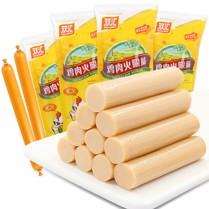 Wholesale Shuanghui King of Kings Ham Sausage Snack Snack Bagged Instant Noodles Partner Ham Sausage Barbecue Ham