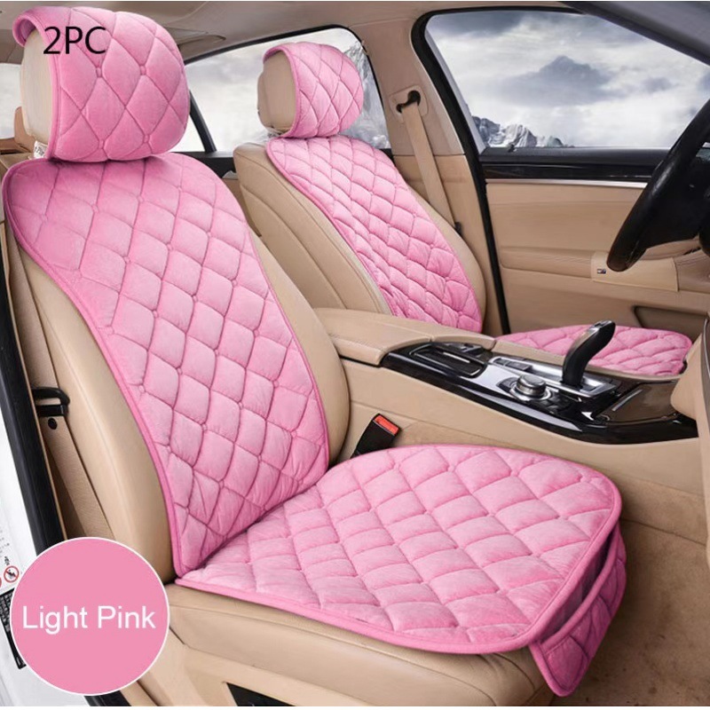 Car seat cushion winter warm small waist single seat rear backrest winter universal plush seat cushion generation