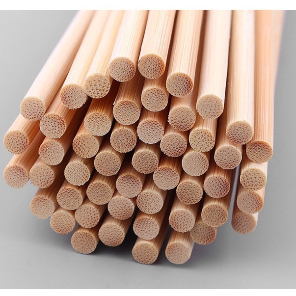 Factory wholesale 3-12mm high quality bamboo stick bamboo stick bamboo round stick handmade DIY assembled material building model