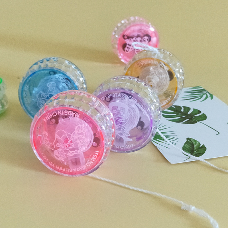 Stall wholesale glowing yo-yo pull line yo-yo youyou ball pull line yo-yo educational toys for children