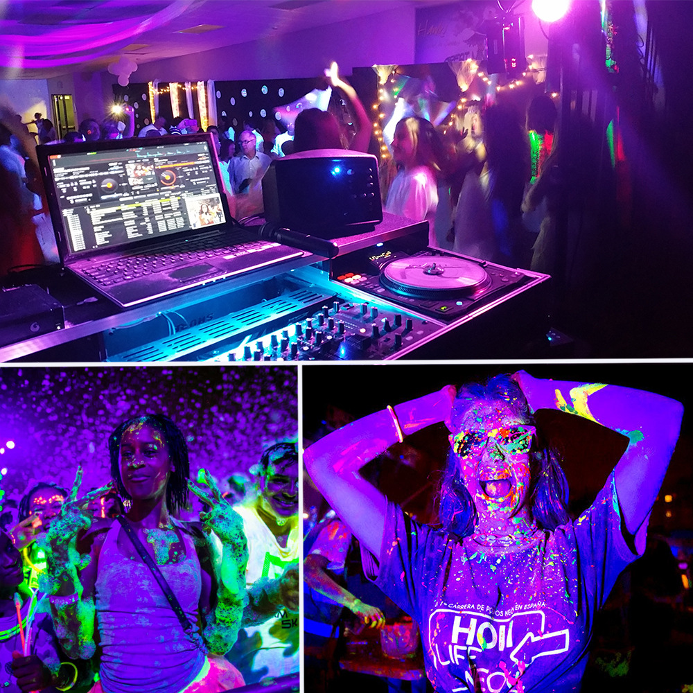 Cross-border UV violet light bulb fluorescent black light bulb 15W wide pressure 85-265V haunted house Halloween party decoration