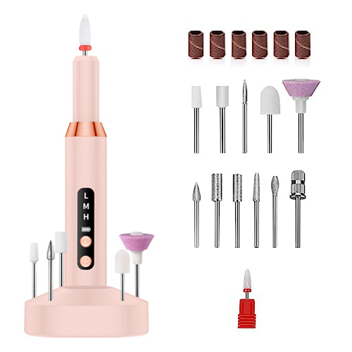 Qiudaozi Electric Nail Drill Manicure Nail Clipper Grinding Machine Portable Tool Set Rechargeable Nail Machine
