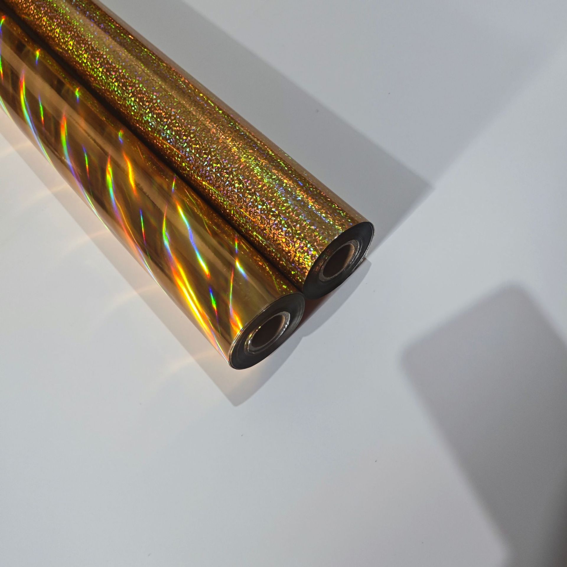 Gold Rainbow Hot Stamping Material Hot Stamping Paper Hot Stamping Foil Germany Imported Electrochemical Aluminum Gold and Silver Laser Activity Packaging