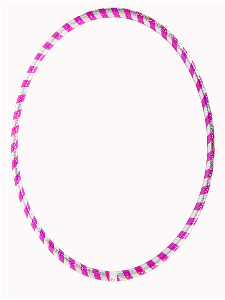 25mm Bold Laser Hula Hoop for Children Double Color Twill Hula Hoop Performance Special School Hula Hoop