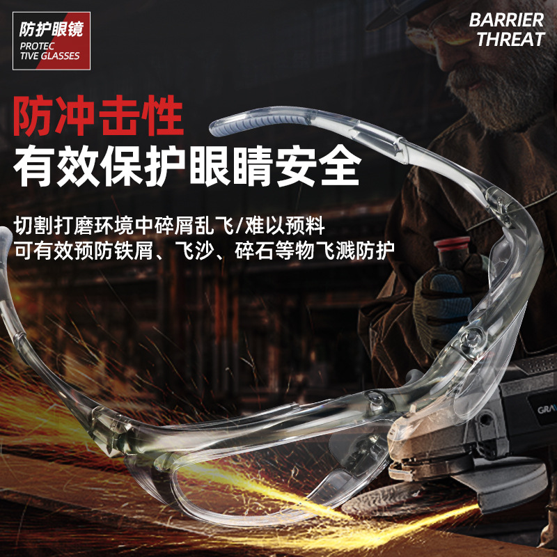 Goggles dust-proof labor protection glasses anti-fog sand climbing riding Men's glasses women's fashion windproof glasses wholesale