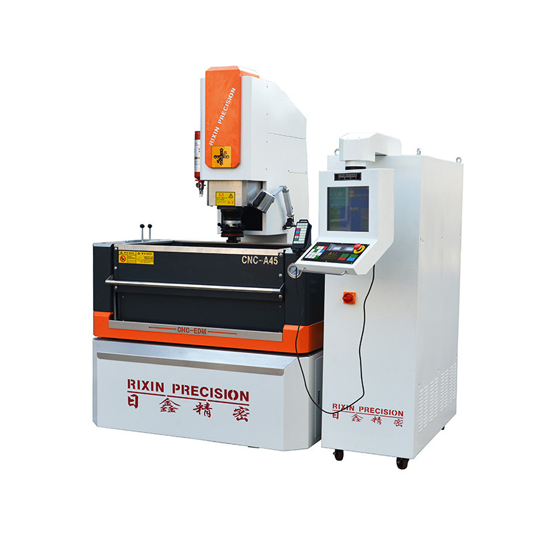 CNC-A45 mirror spark machine high precision three axis linkage CNC machine perforated graphite spark machine equipment