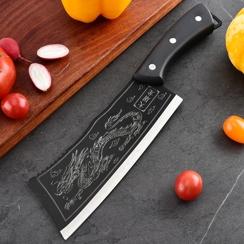 Yangjiang Tu Longdao Kitchen Household Knife Outdoor Chopper Hand Forged Household Stainless Steel Chopping Knife