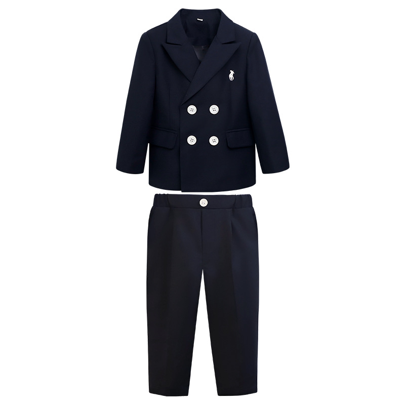 Boys' plus size Suit Chubby Kids Plus Size Plus Size Wedding Birthday Dress Children's Host Speech Piano Performance Dress