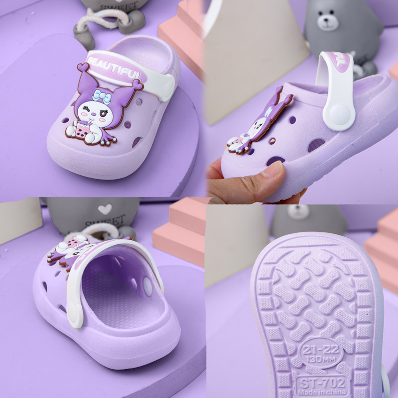 Cartoon Children's Non-Slip Clogs Wholesale Summer Slippers for Toddlers and Girls Summer Sandals Children's Sandals Kids