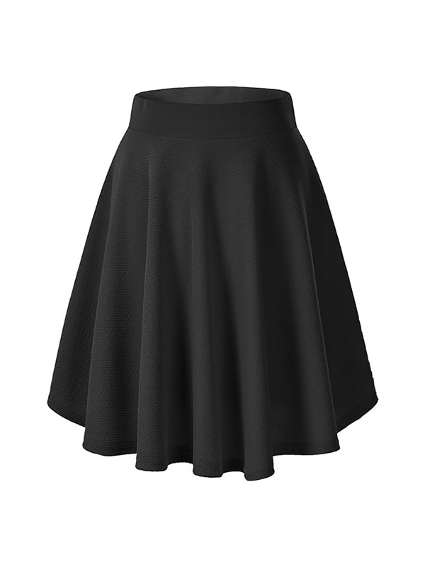 Европейская и американская юбка большого размера, полудлинная, с высокой талией, эластичная, стройнящая, однотонная юбка А-силуэта, юбка средней длины с большим расклешением