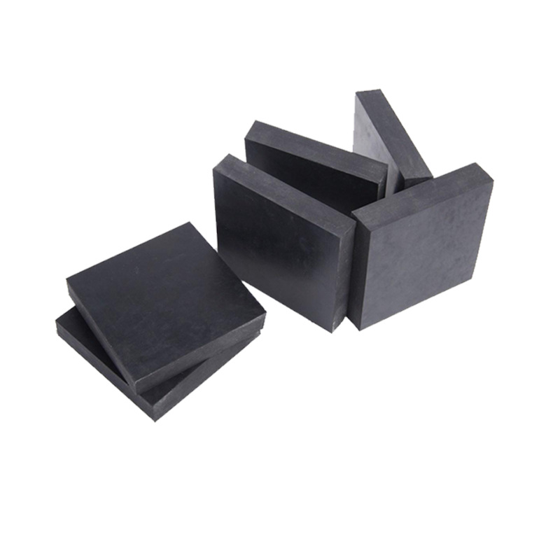Wear-resistant cloth rubber block rail lower shock-absorbing rubber plate rail neoprene shock-absorbing pad rubber pad