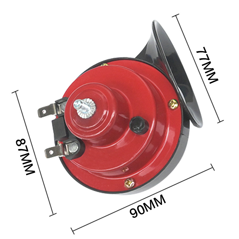 Modified motorcycle 12v snail horn treble universal 300DB whistle waterproof car electric horn snailhorn