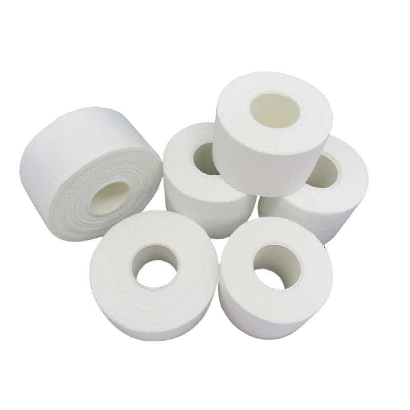 SOURCE Factory Sports Therapy Protective Equipment Sports Tape Bandage White Padded Tooth Edge Cotton White Fine Cloth Tape