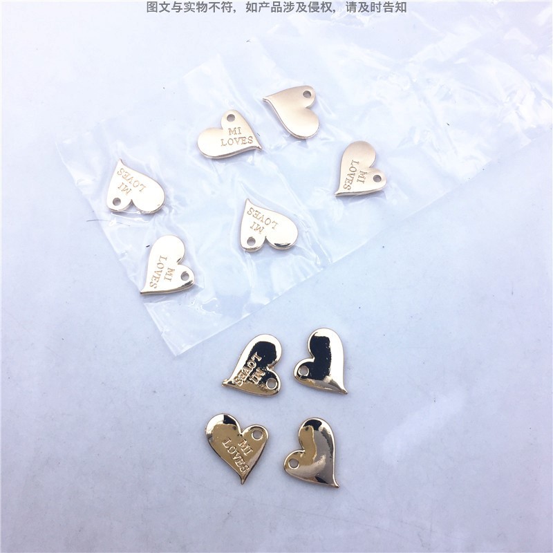 Factory couple gift new glass bottle tag love heart-shaped jewelry small jewelry pendant jewelry factory